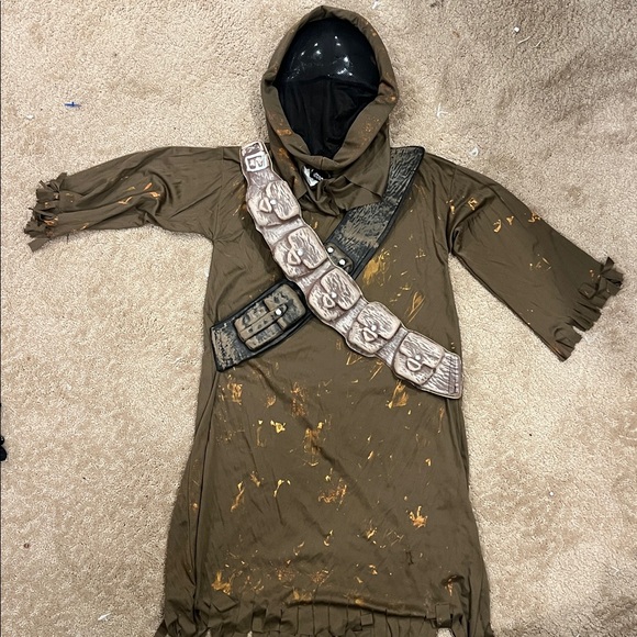 Star Wars Jawa Robe With Hood Halloween Costume RUBIES Medium 8-10 - Picture 2 of 5